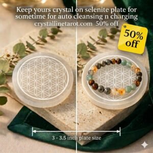Selenite Crystal Charging Plate