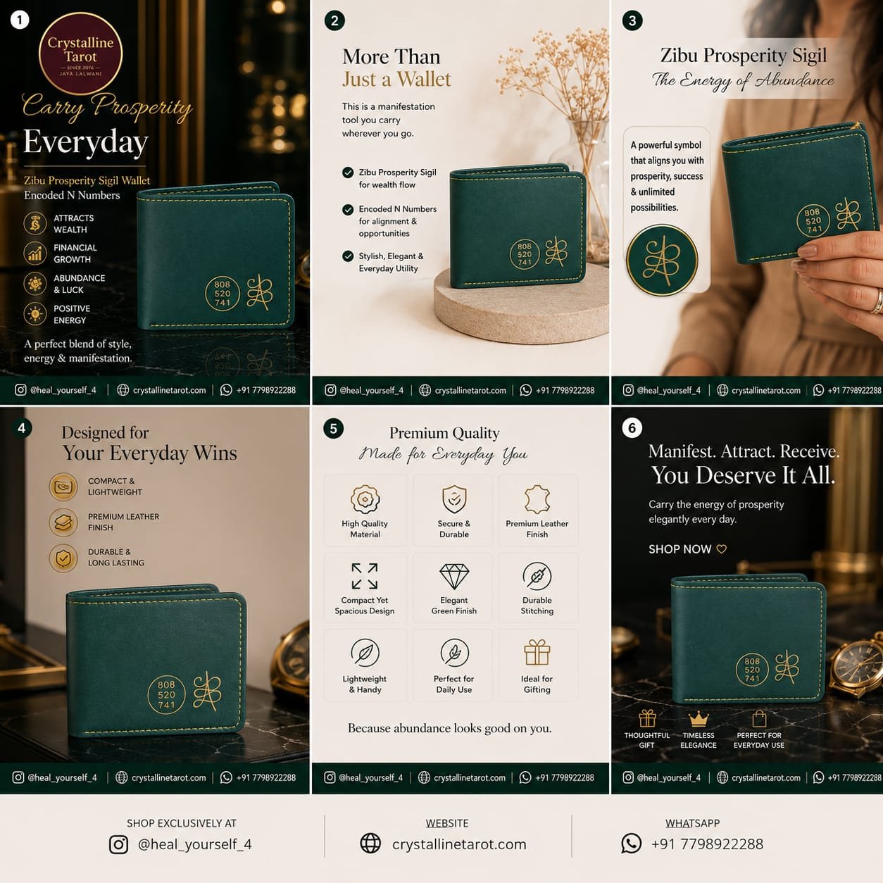 Ziby Prosperity Wallet -Encoded for Abundance - Image 2