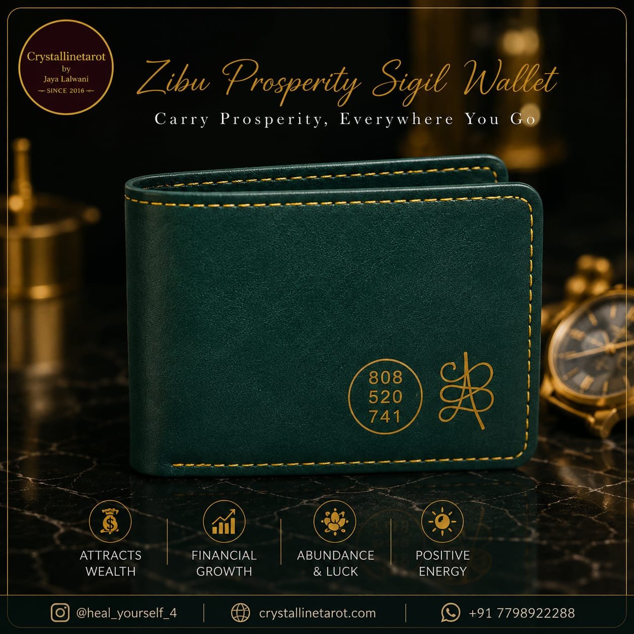 Ziby Prosperity Wallet -Encoded for Abundance