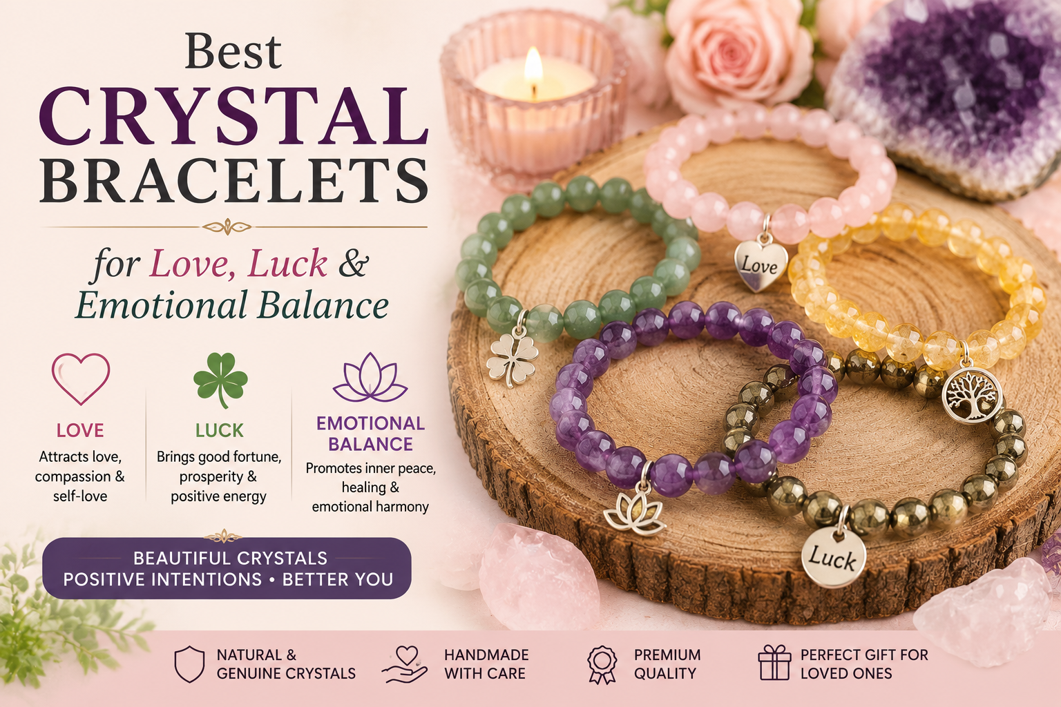 best crystal bracelets
