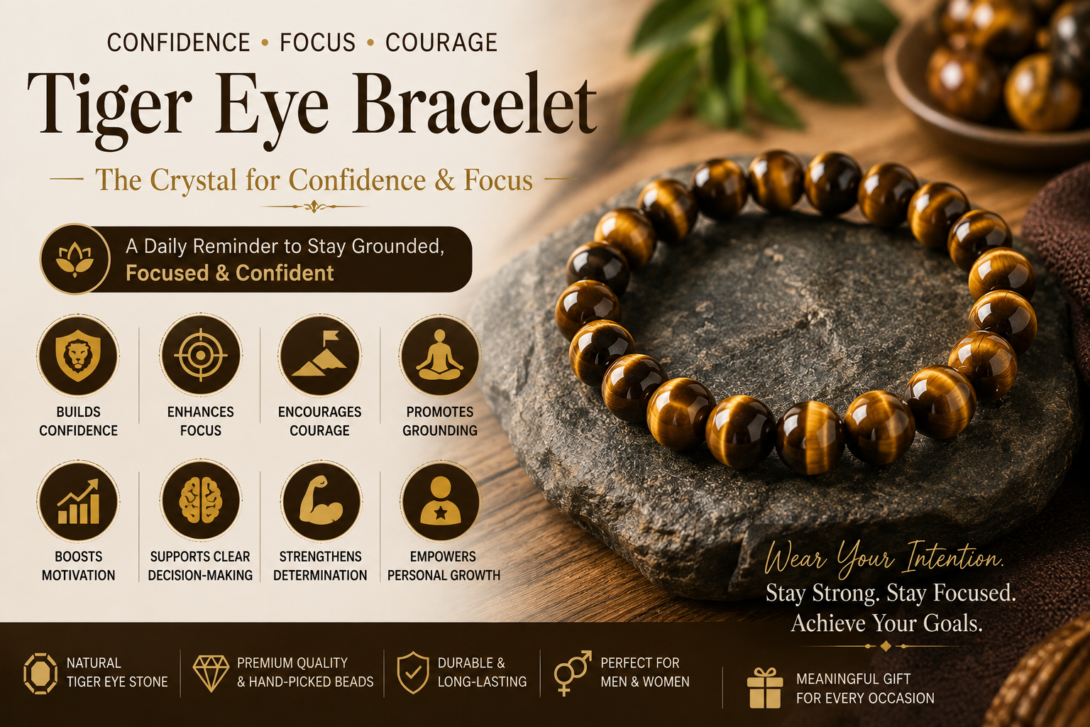 tiger eye bracelet benefits