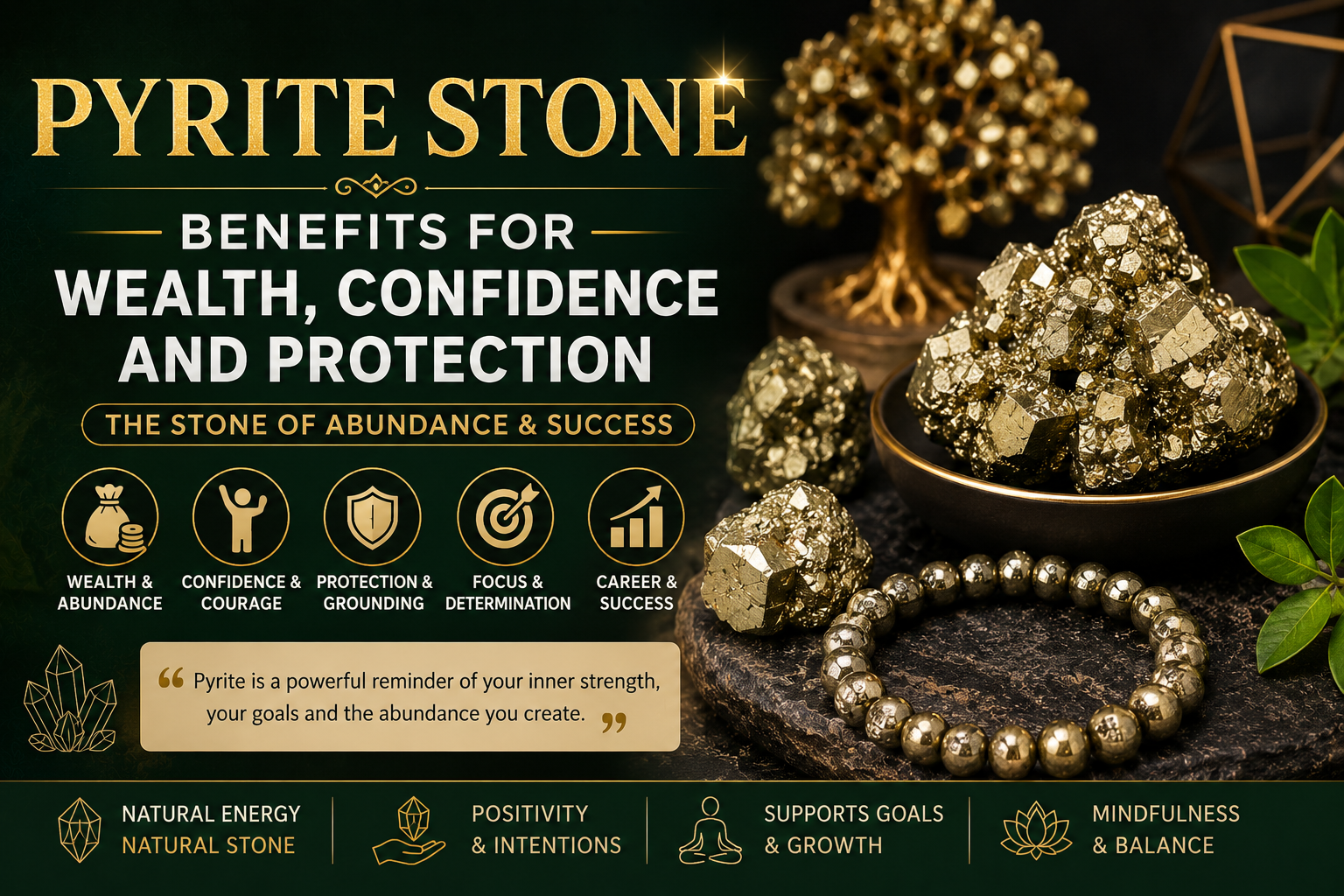 Pyrite stone benefits